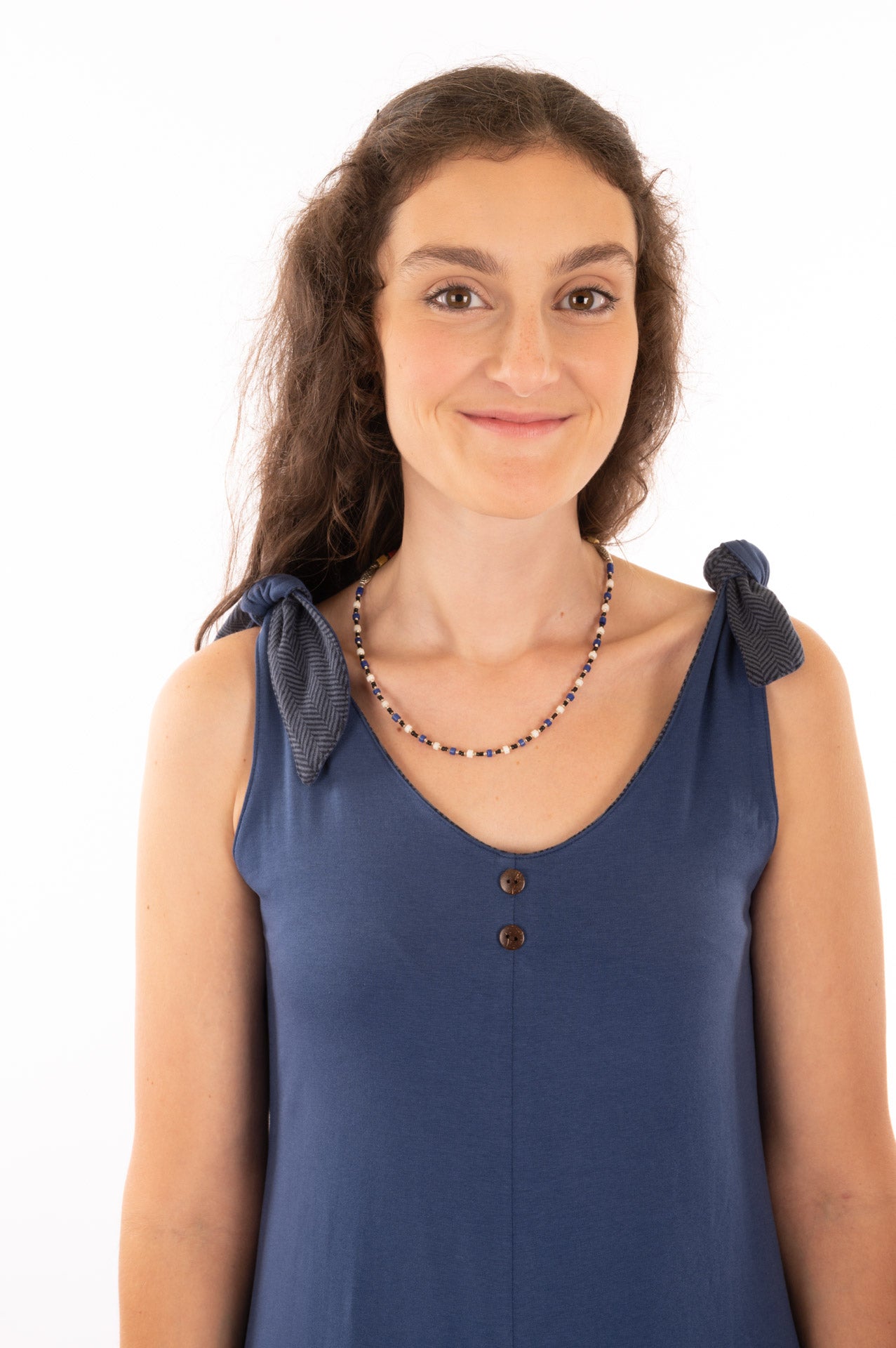 T1V-09- SALVA – Maillot une pièce fluide en coton biologique