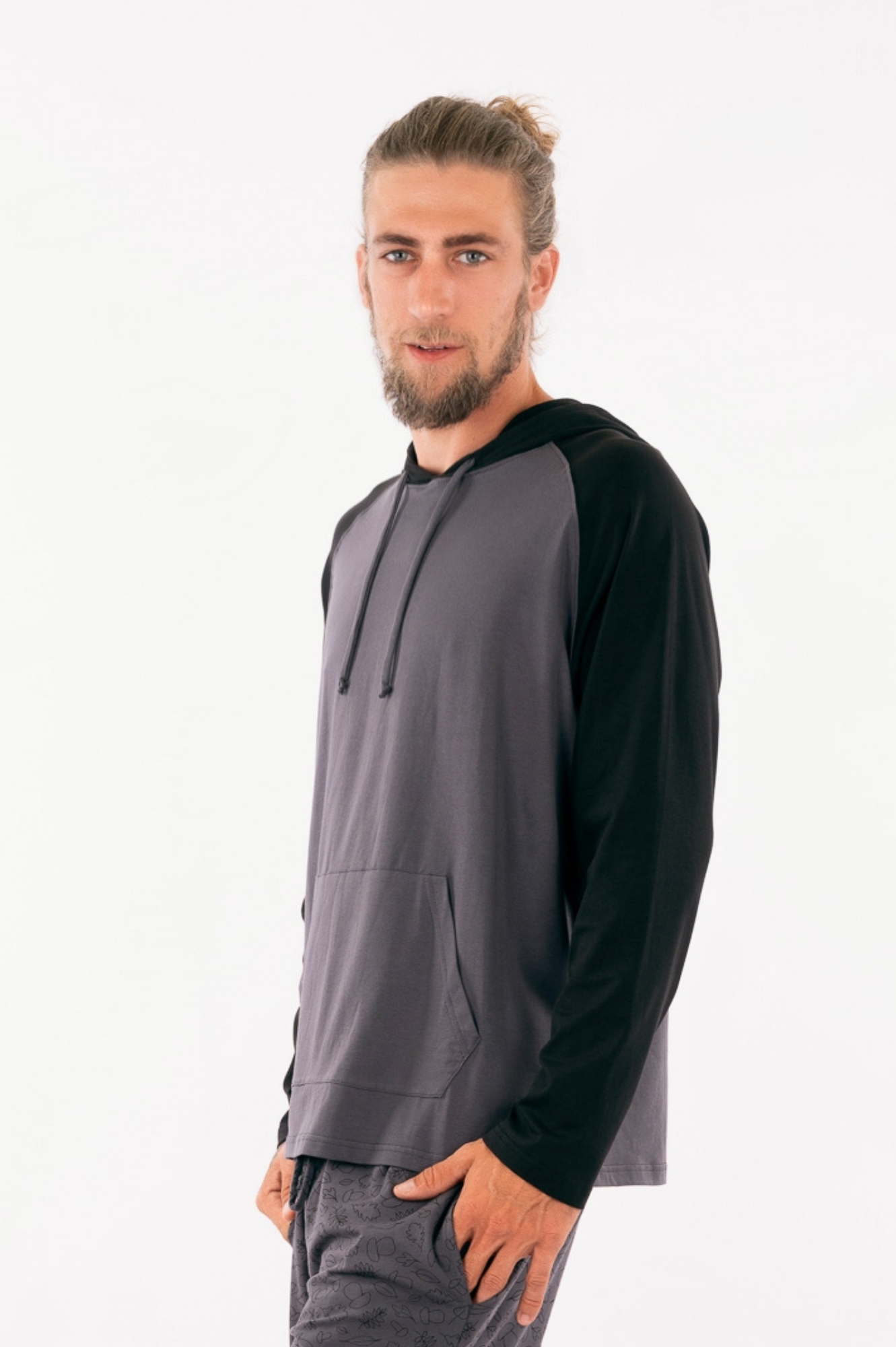 YB-63 - JULES: Organic Cotton Men's Long-Sleeve Hoodie