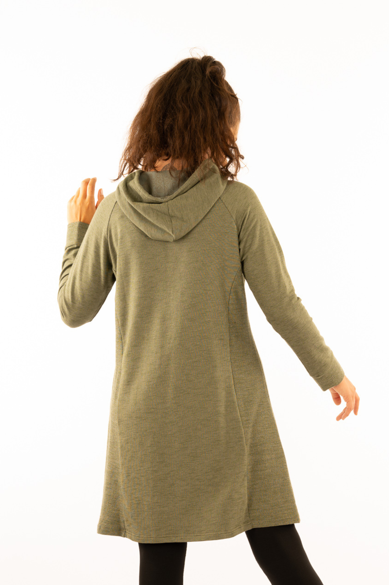 YB-01 - ALEXIA - Organic Cotton Hoodie Dress