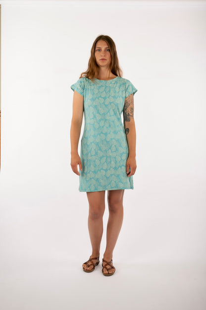08-IKO : Tunique en maille fine de coton biologique à manches raglan