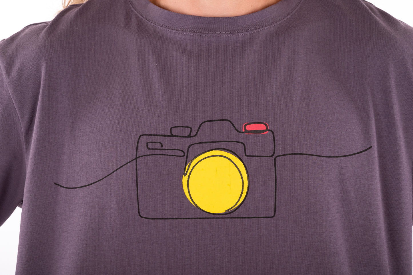 61_WEO_Long Sleeve T-shirt -Greystone (Camera print)