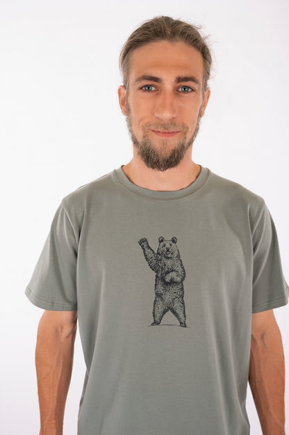 YB-61B - TOM BEAR - Organic Cotton Basic T-shirt; Hello Bear