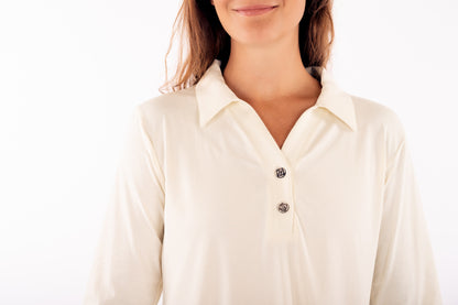YB-19- WELLA : Chemise simple en coton biologique