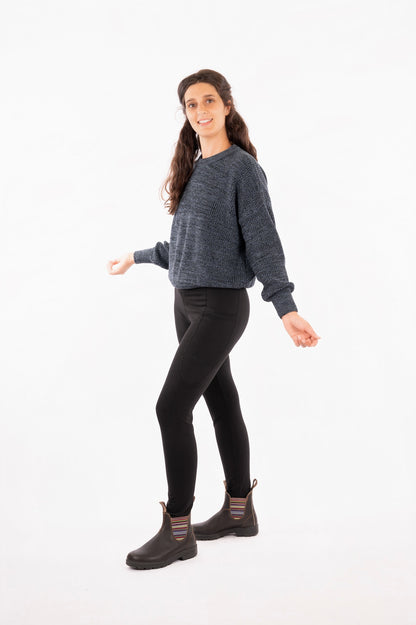 YKF25-02 - Organic Cotton - 2 Tones Knitted Sweater