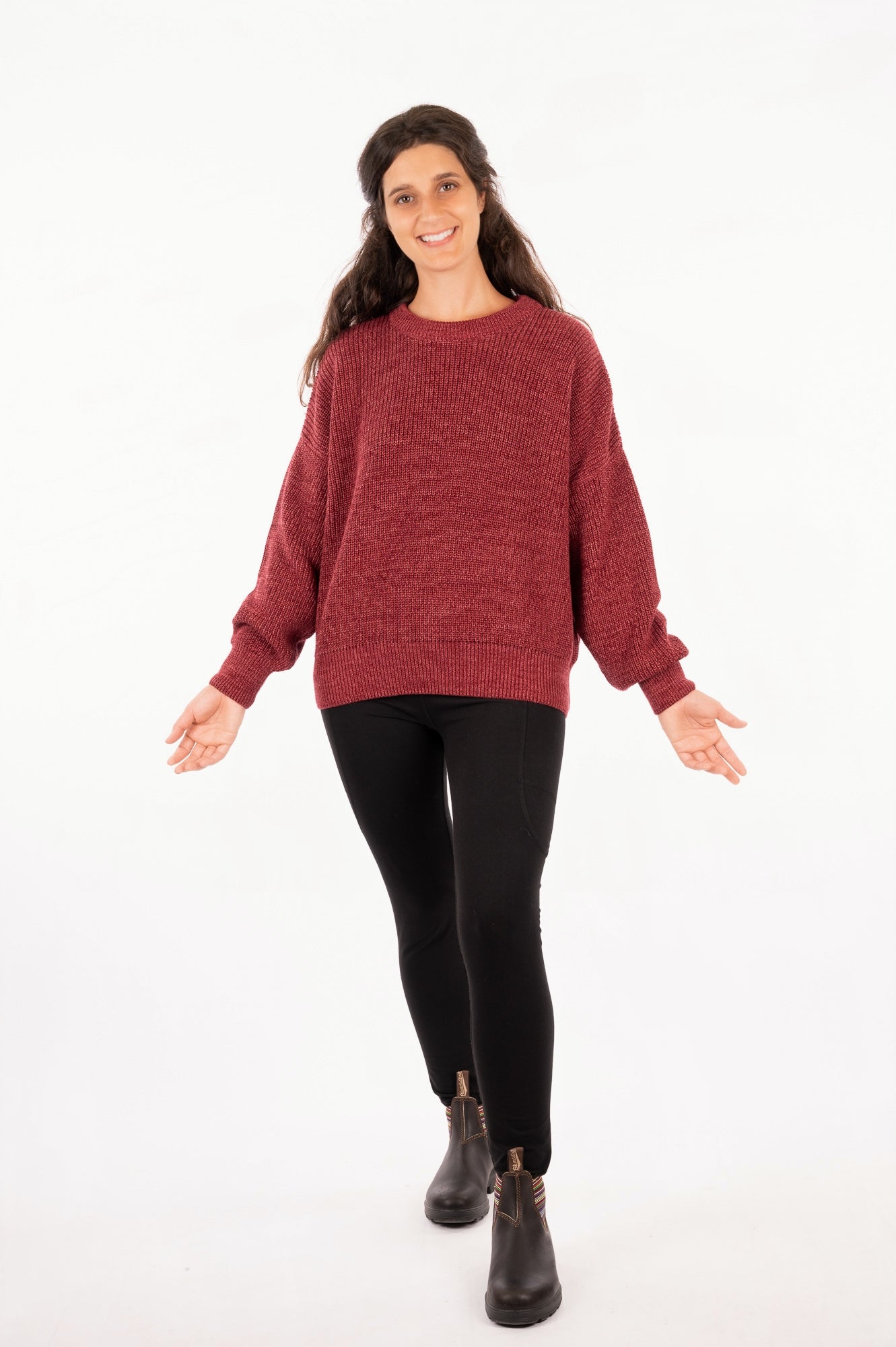 YKF25-02 - Organic Cotton - 2 Tones Knitted Sweater