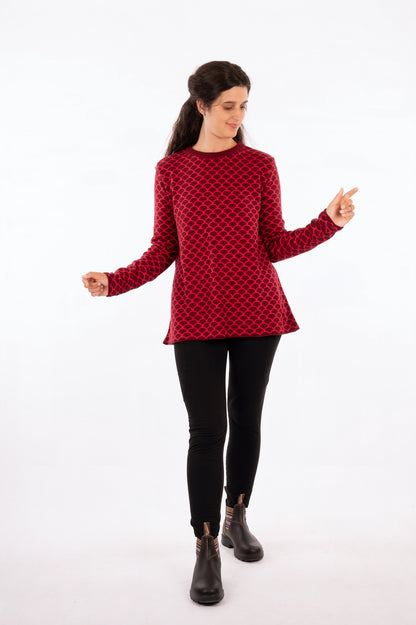 YKF25-01_FISKA_Knitted Sweater Scales