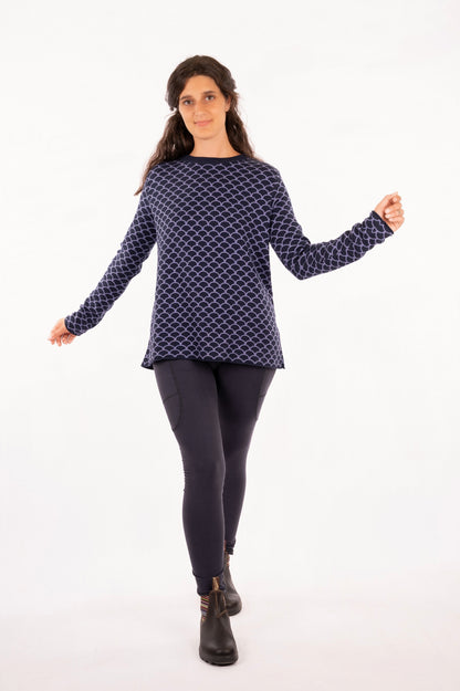 YKF25-01_FISKA_Knitted Sweater Scales