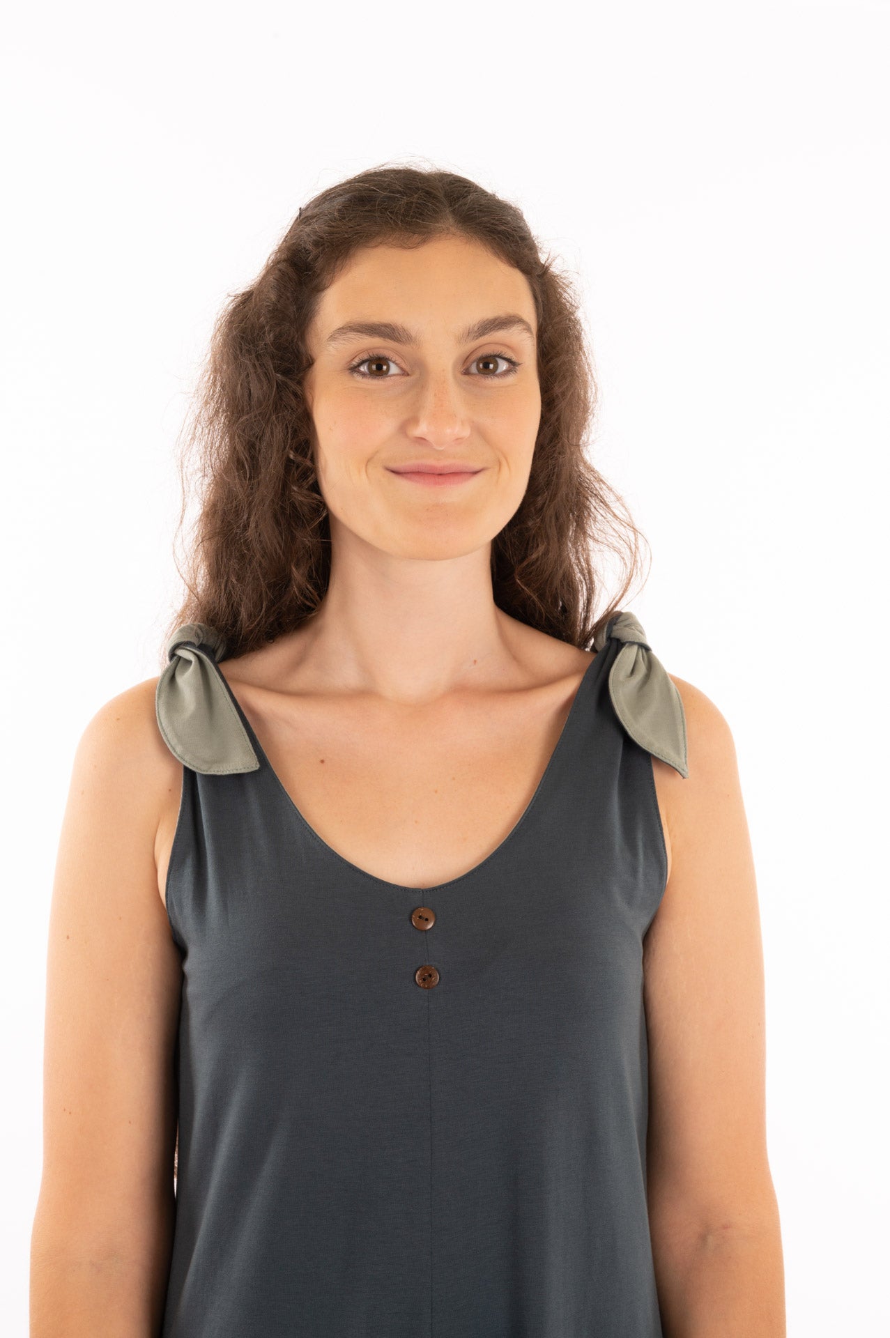 T1V-09- SALVA – Maillot une pièce fluide en coton biologique