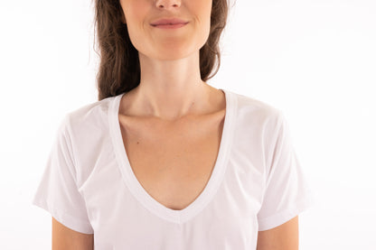 T1V-18 – VIA — Organic Cotton V-Neck T-Shirt