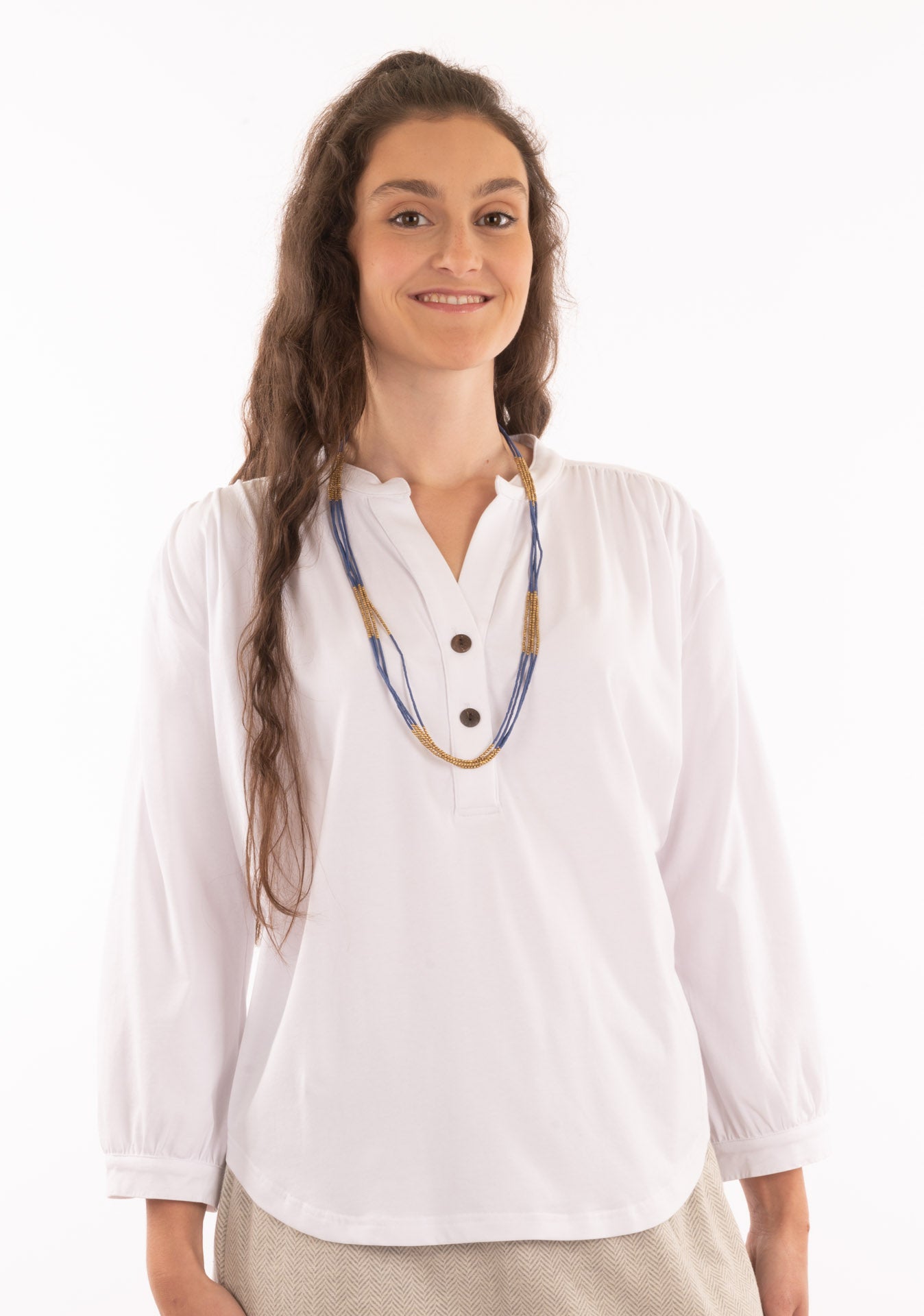 T1V-23 - ZOÉ - Organic Cotton Nepali Style Tunic