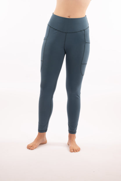 YB-12 - POKA – Organic Cotton Long Legging with pockets