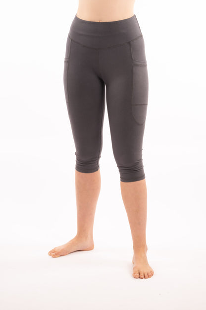 YB-38 - POL - Legging 3/4 en coton biologique imprimé avec poche