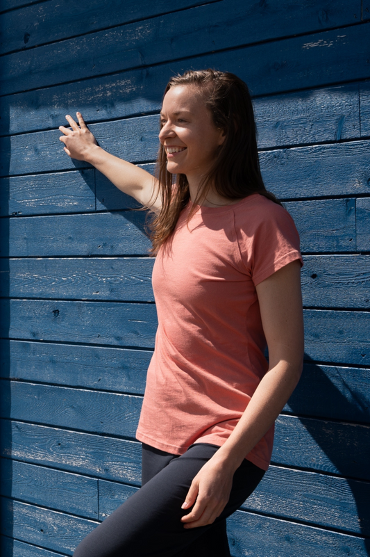 YB-18 - IKOBI: Raglan Sleeves Tissue Knit T-shirt