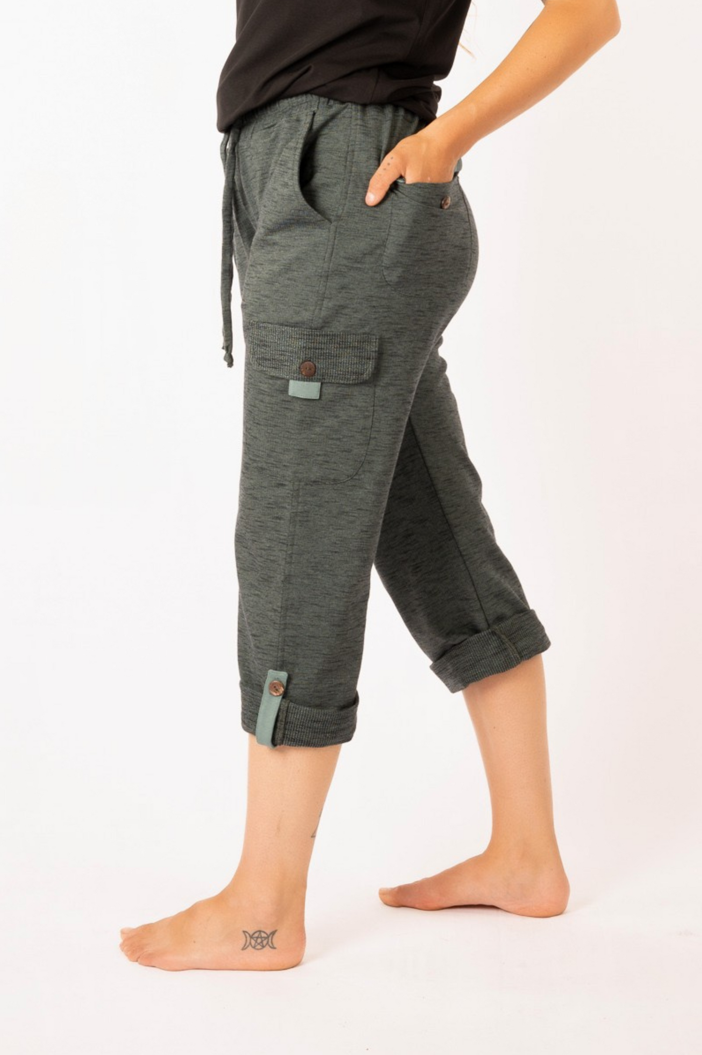 20_IP : Pantalon cargo en coton biologique