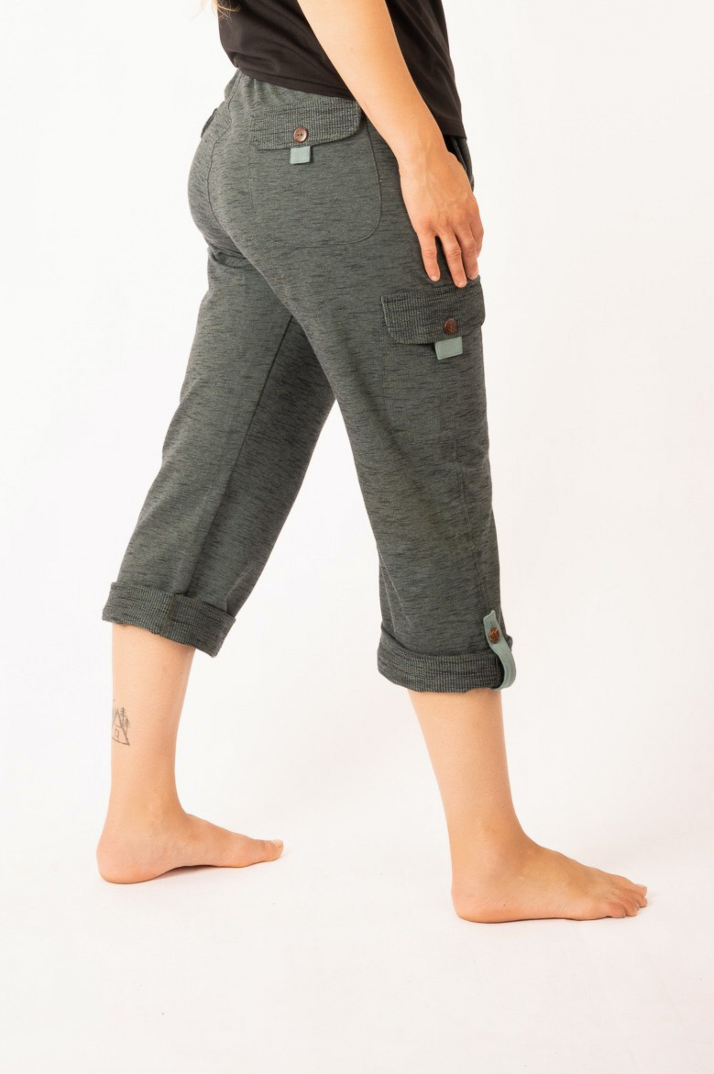 20_IP : Pantalon cargo en coton biologique