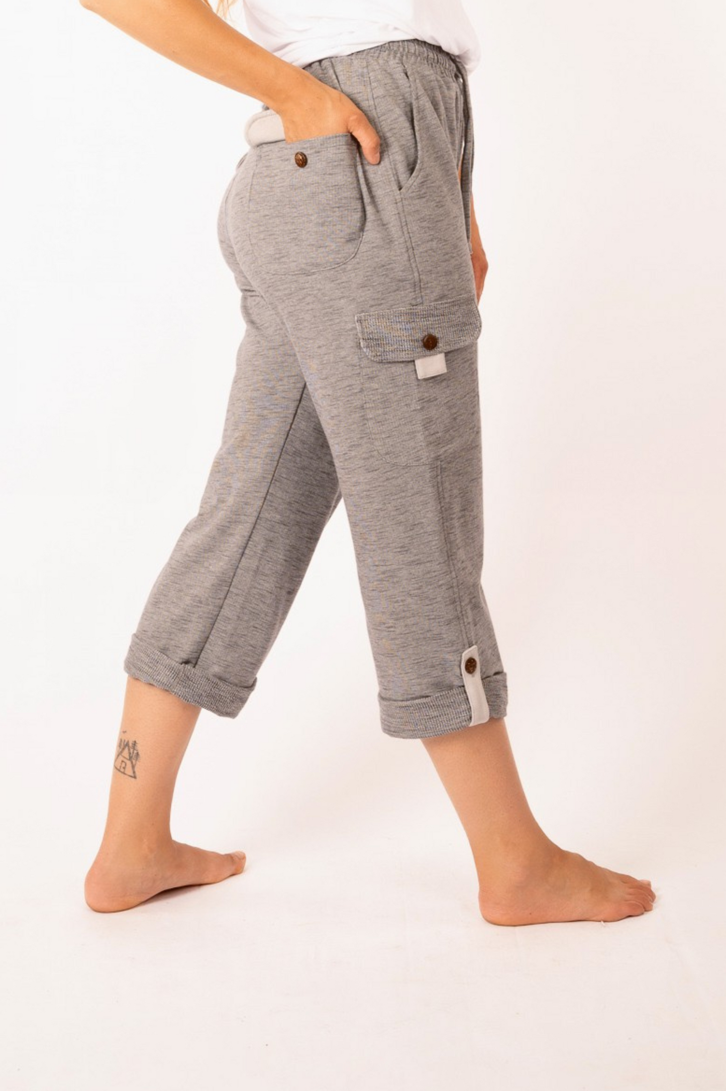 20_IP : Pantalon cargo en coton biologique
