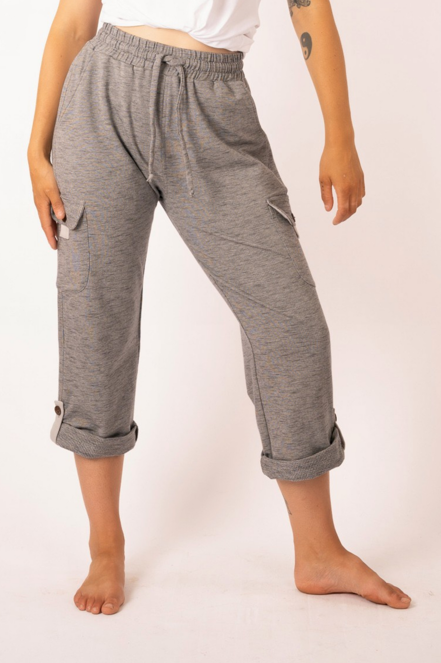 20_IP : Pantalon cargo en coton biologique