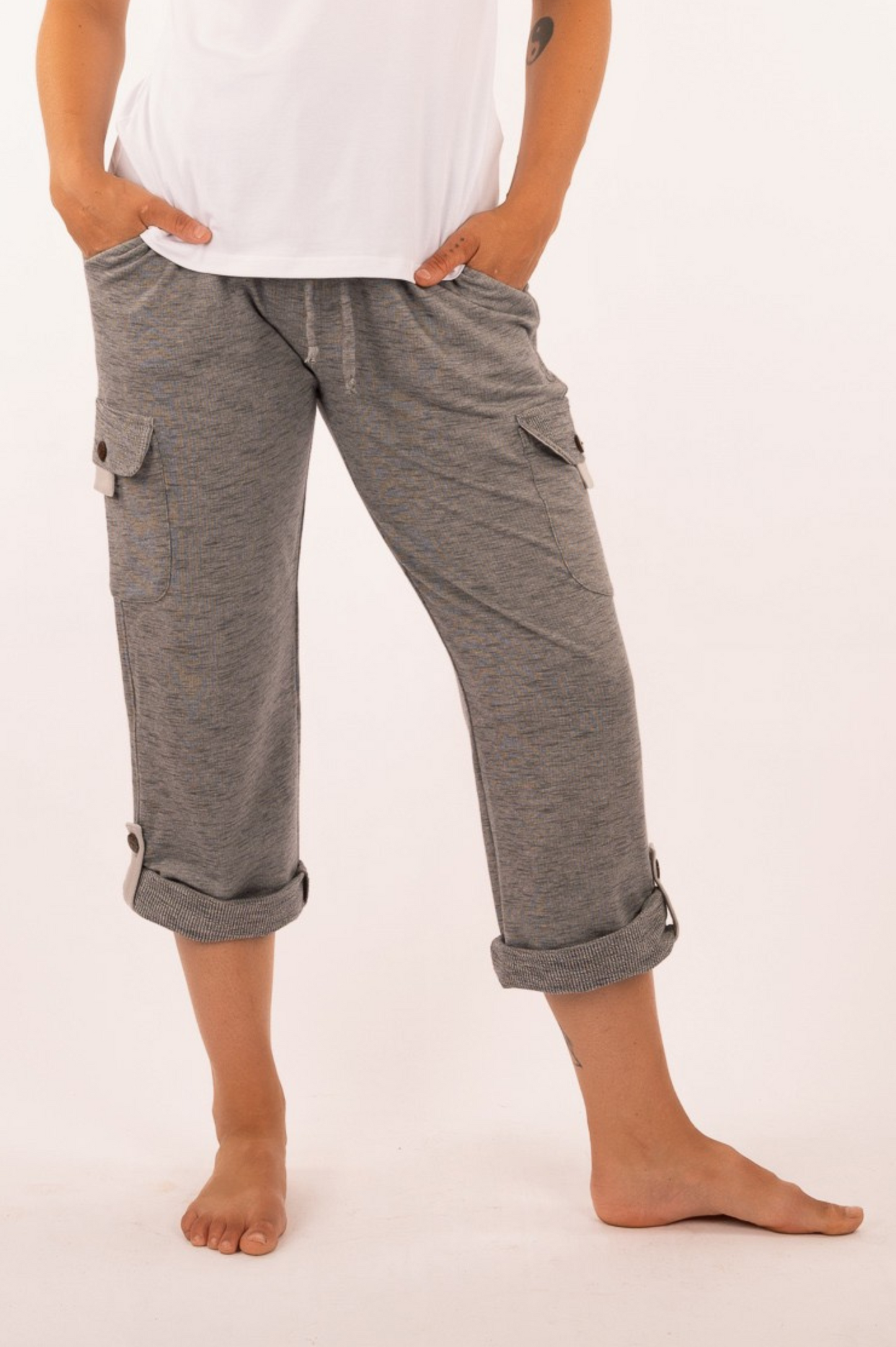 20_IP : Pantalon cargo en coton biologique