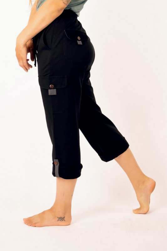 20_IP : Pantalon cargo en coton biologique
