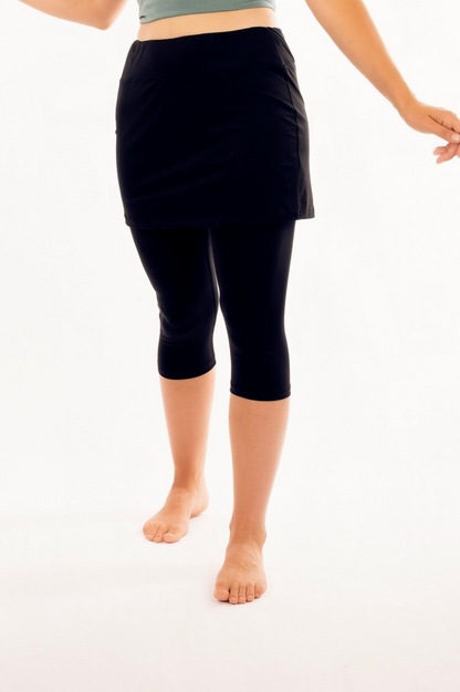 23_IVIO: Organic Cotton Short Skirt Plain