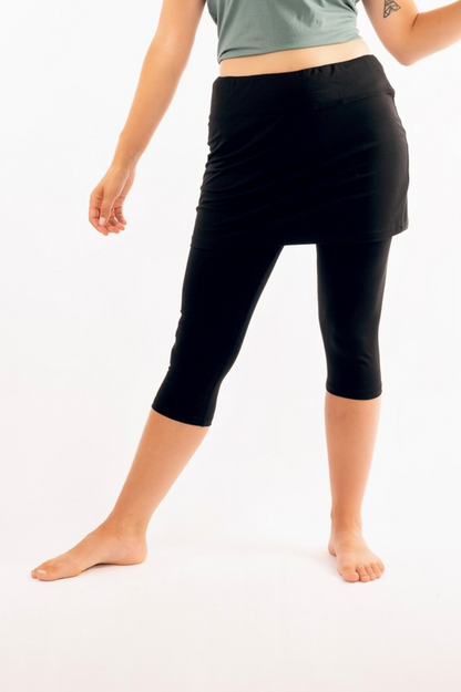 23_IVIO: Organic Cotton Short Skirt Plain