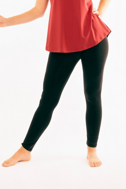 YB-11-LILI : Leggings en coton biologique sans poches (UNI)