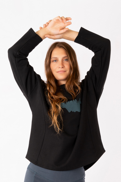 YB-04 - SHANTA – Organic Cotton OCF Sweater with Print