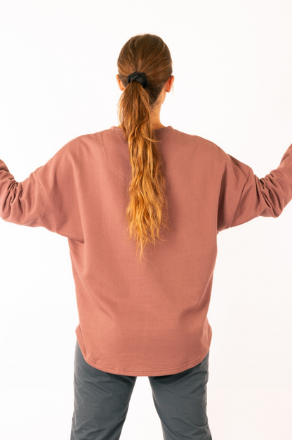 YB-04 - SHANTA – Organic Cotton OCF Sweater with Print