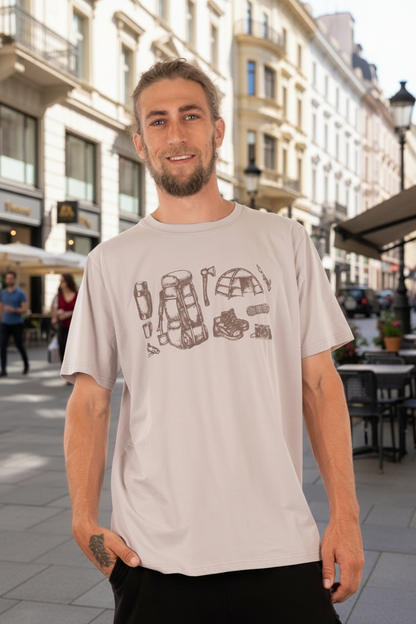 YB-61B - TOM - Organic Cotton Basic Men's  T-shirt; Backpacking gears