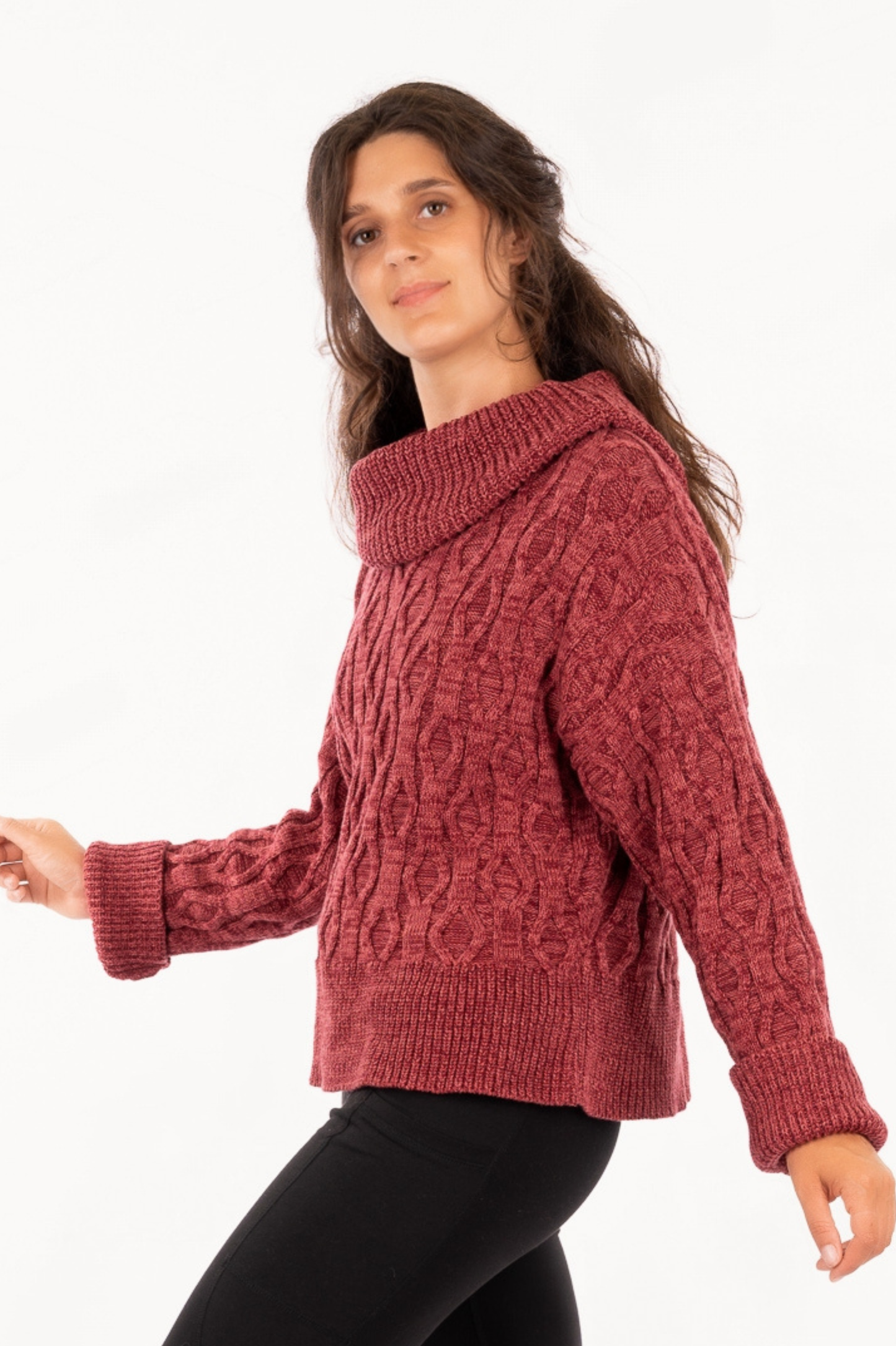 TKF25-01_TADA - Organic Cotton - Torsado Knit Sweater (Two-tone)