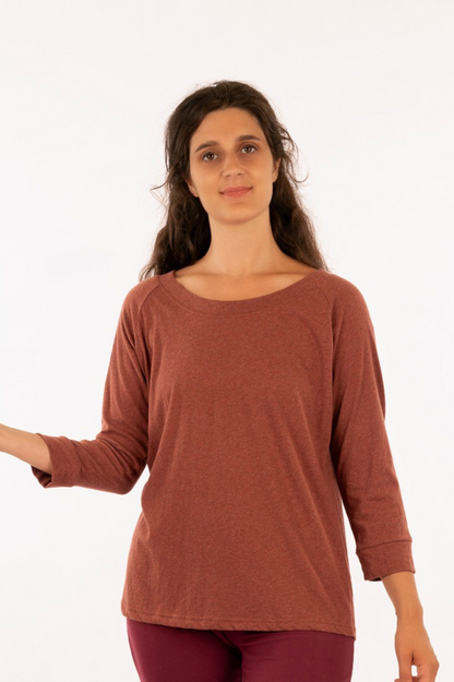 YB_09 - GIGI - Organic Cotton Raglan Sleeve T-shirt (w/out print)