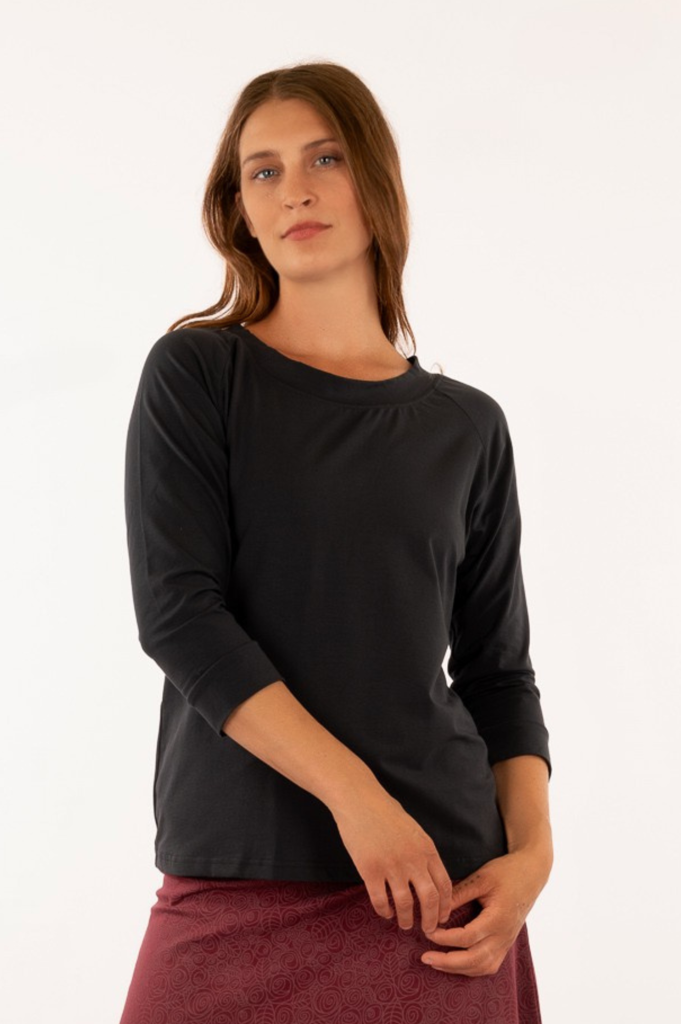 YB_09 - GIGI - Organic Cotton Raglan Sleeve T-shirt (w/out print)