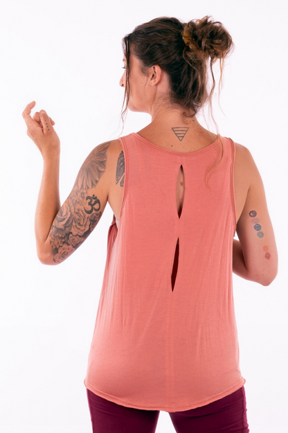 YB-17O - LOTUS OM - Camisole ample en coton biologique Lotus