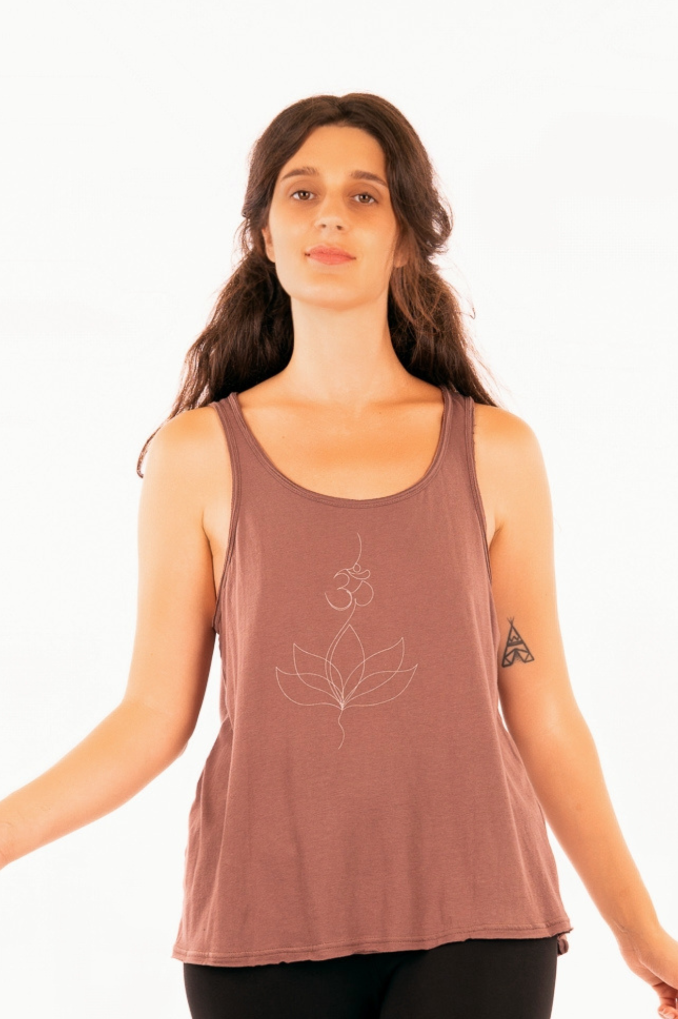 YB-17O - LOTUS OM - Camisole ample en coton biologique Lotus