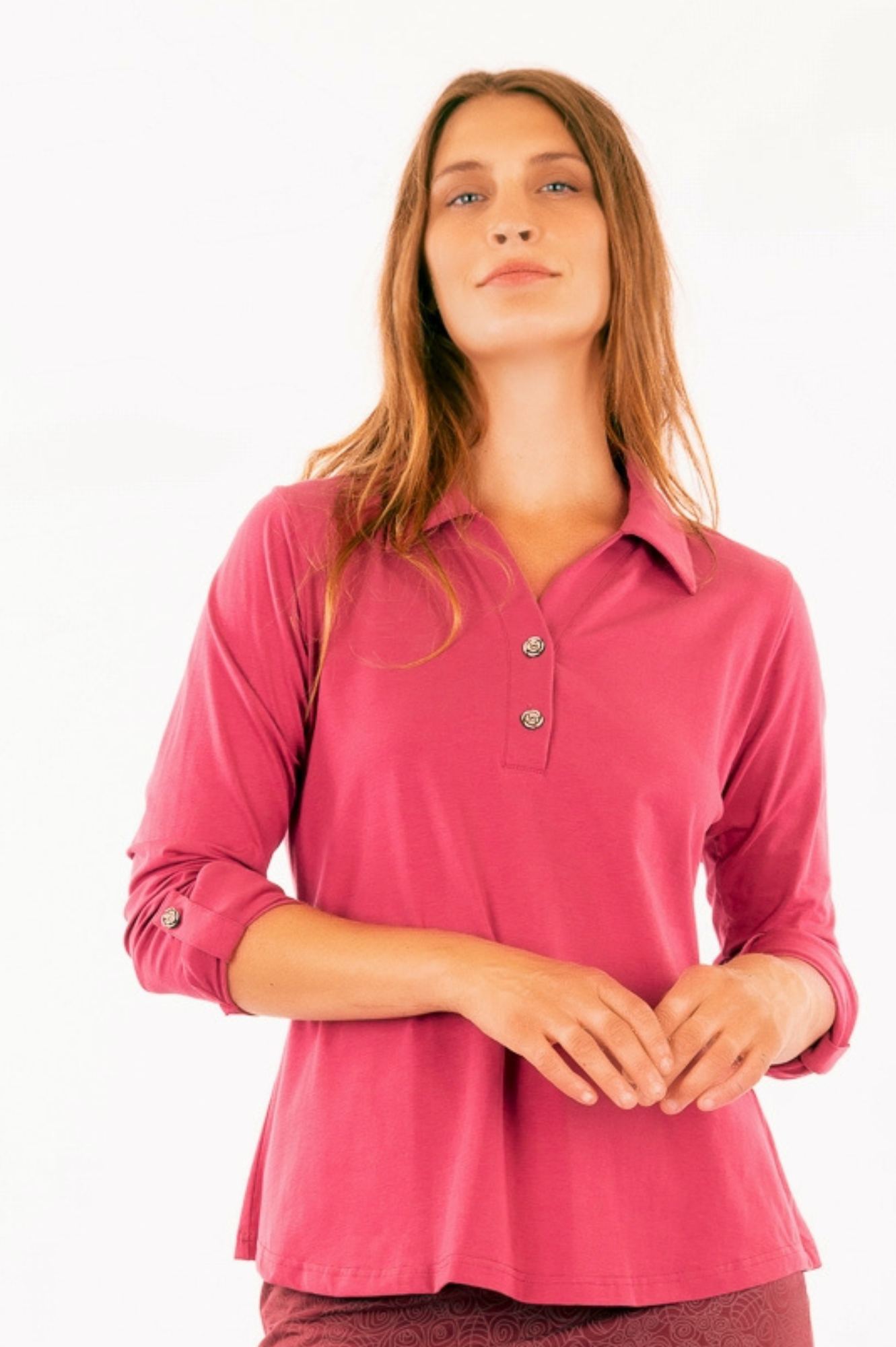 YB-19- WELLA : Chemise simple en coton biologique