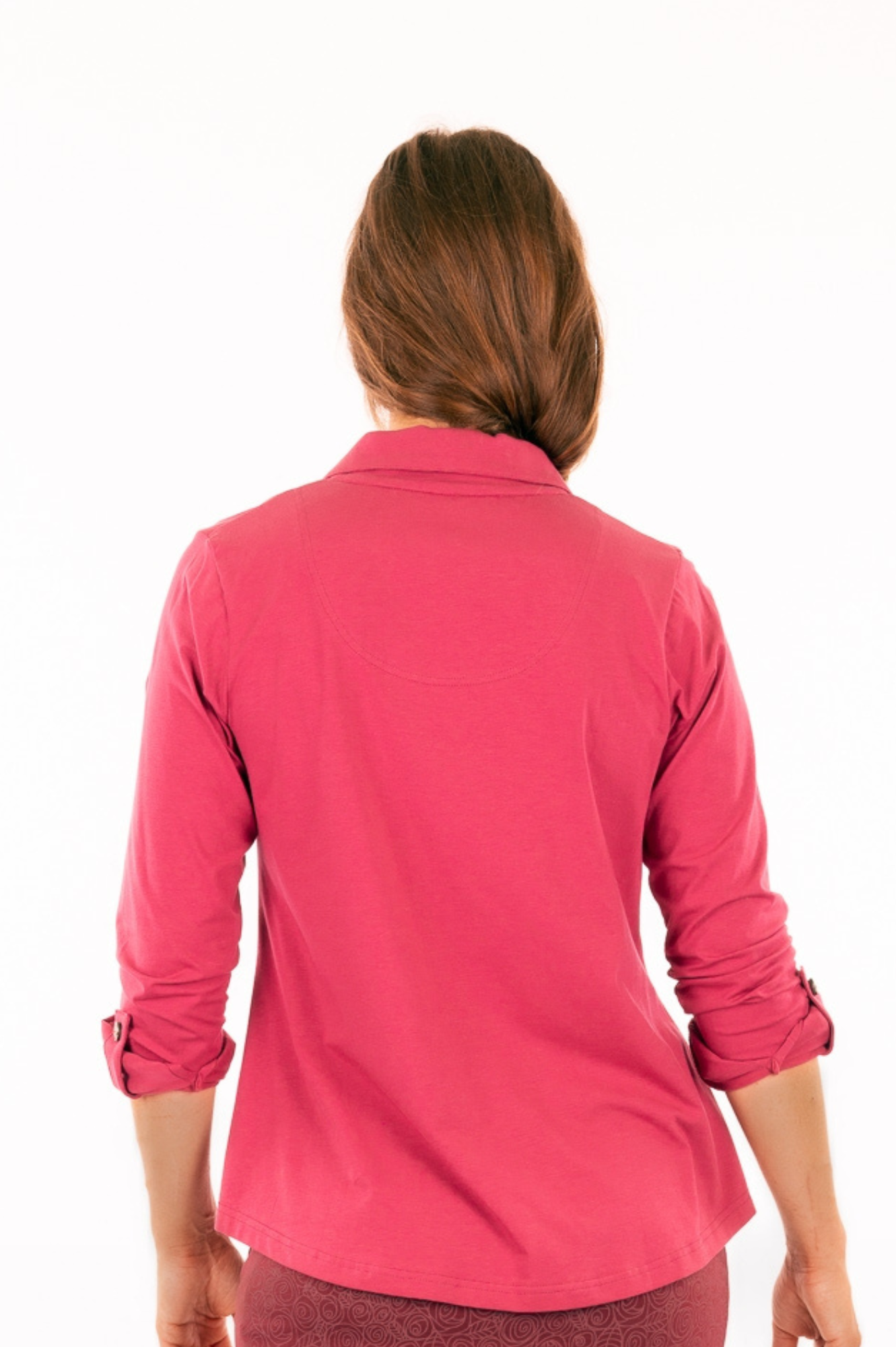 YB-19- WELLA : Chemise simple en coton biologique