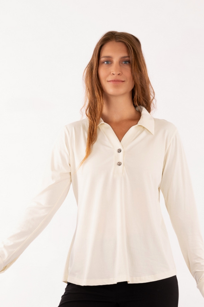 YB-19- WELLA : Chemise simple en coton biologique