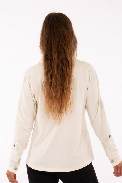 YB-19- WELLA : Chemise simple en coton biologique