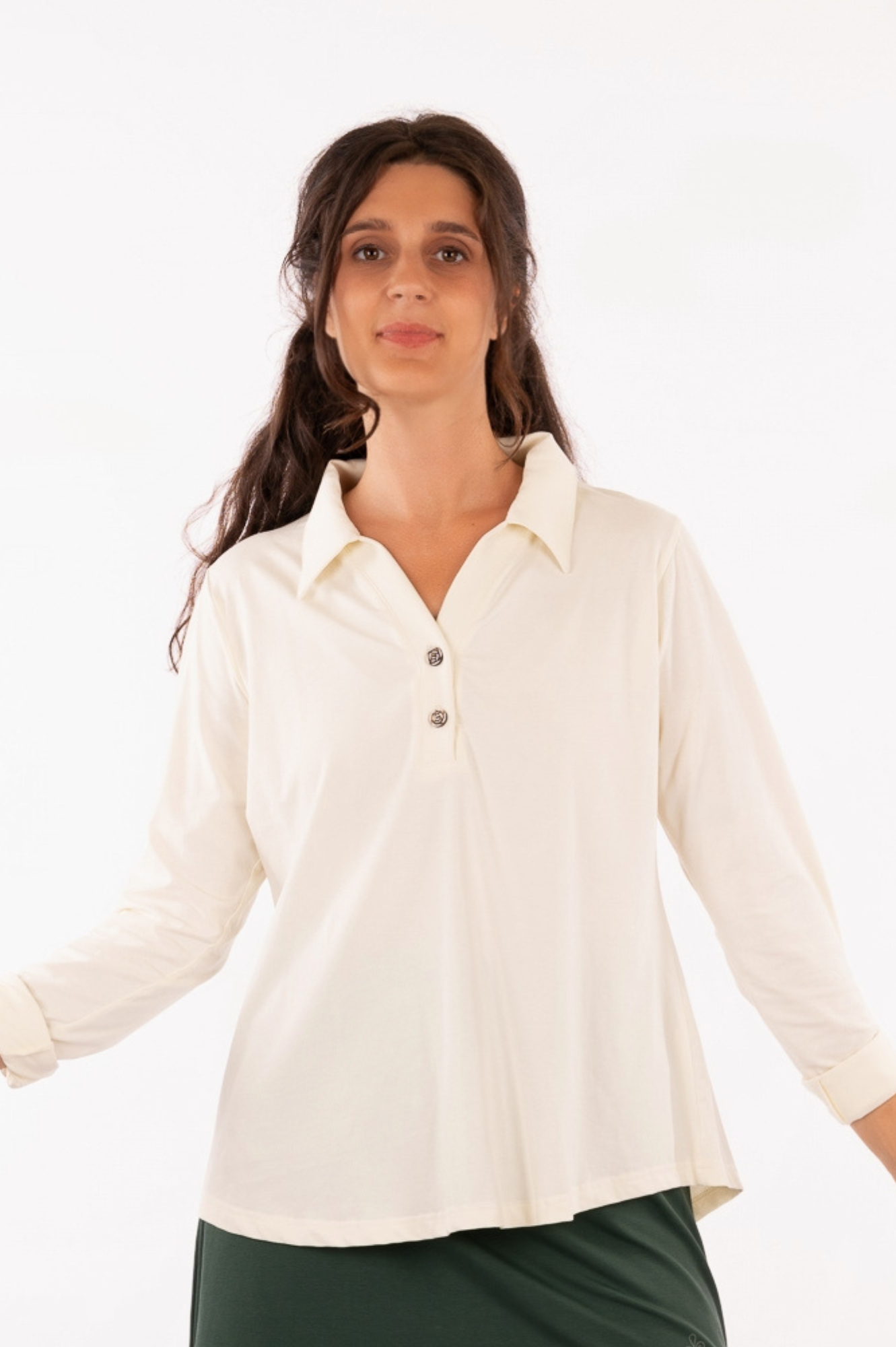 YB-19- WELLA : Chemise simple en coton biologique
