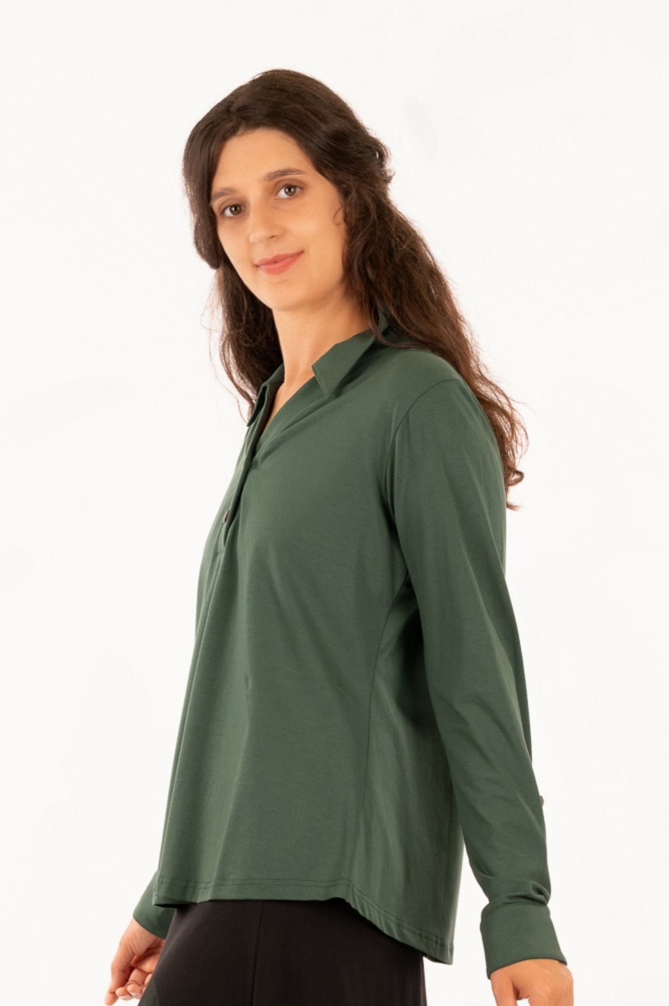 YB-19- WELLA : Chemise simple en coton biologique