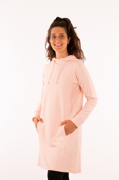 YB-01 - ALEXIA - Robe à capuche en coton bio
