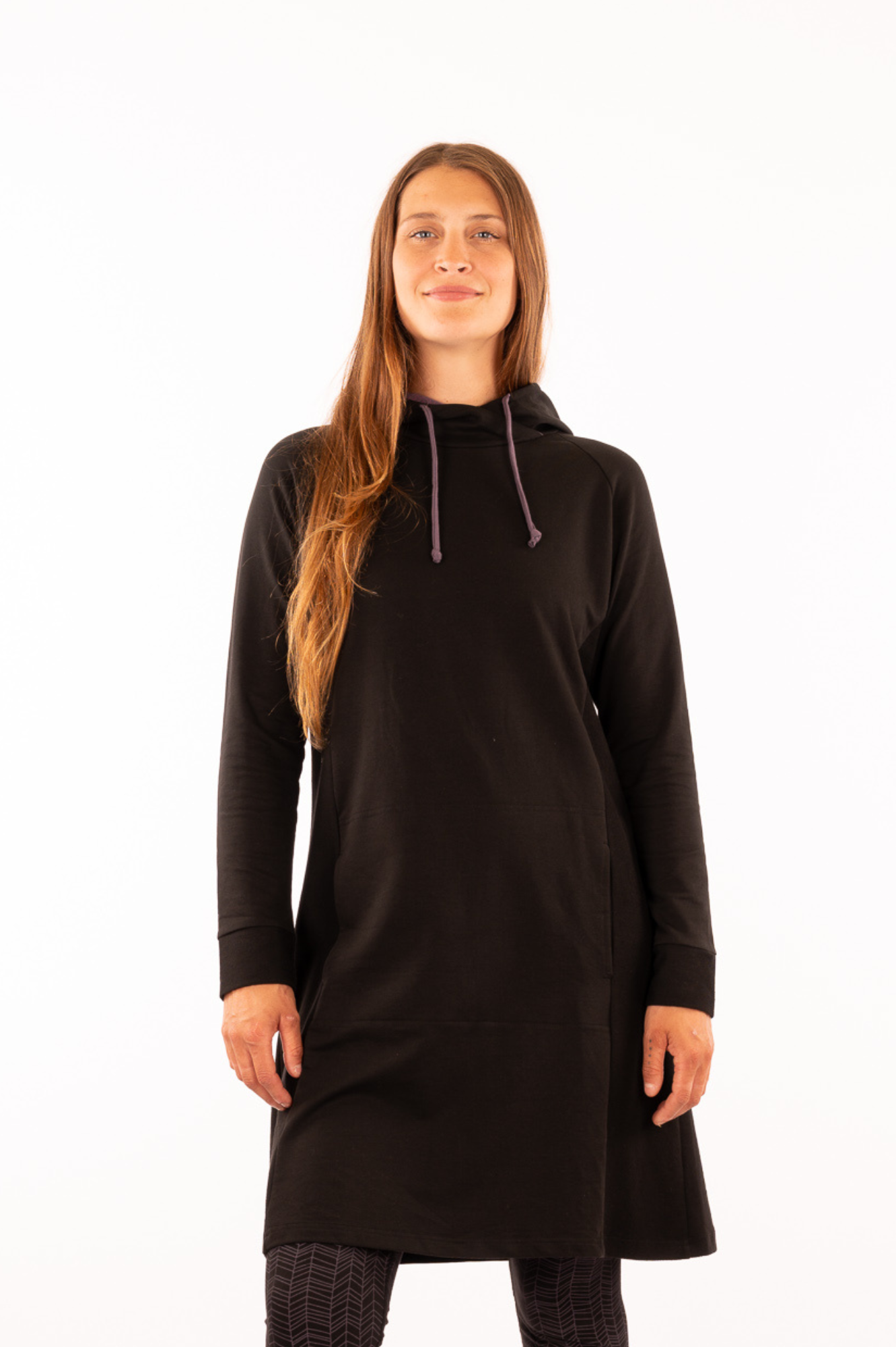 YB-01 - ALEXIA - Robe à capuche en coton bio