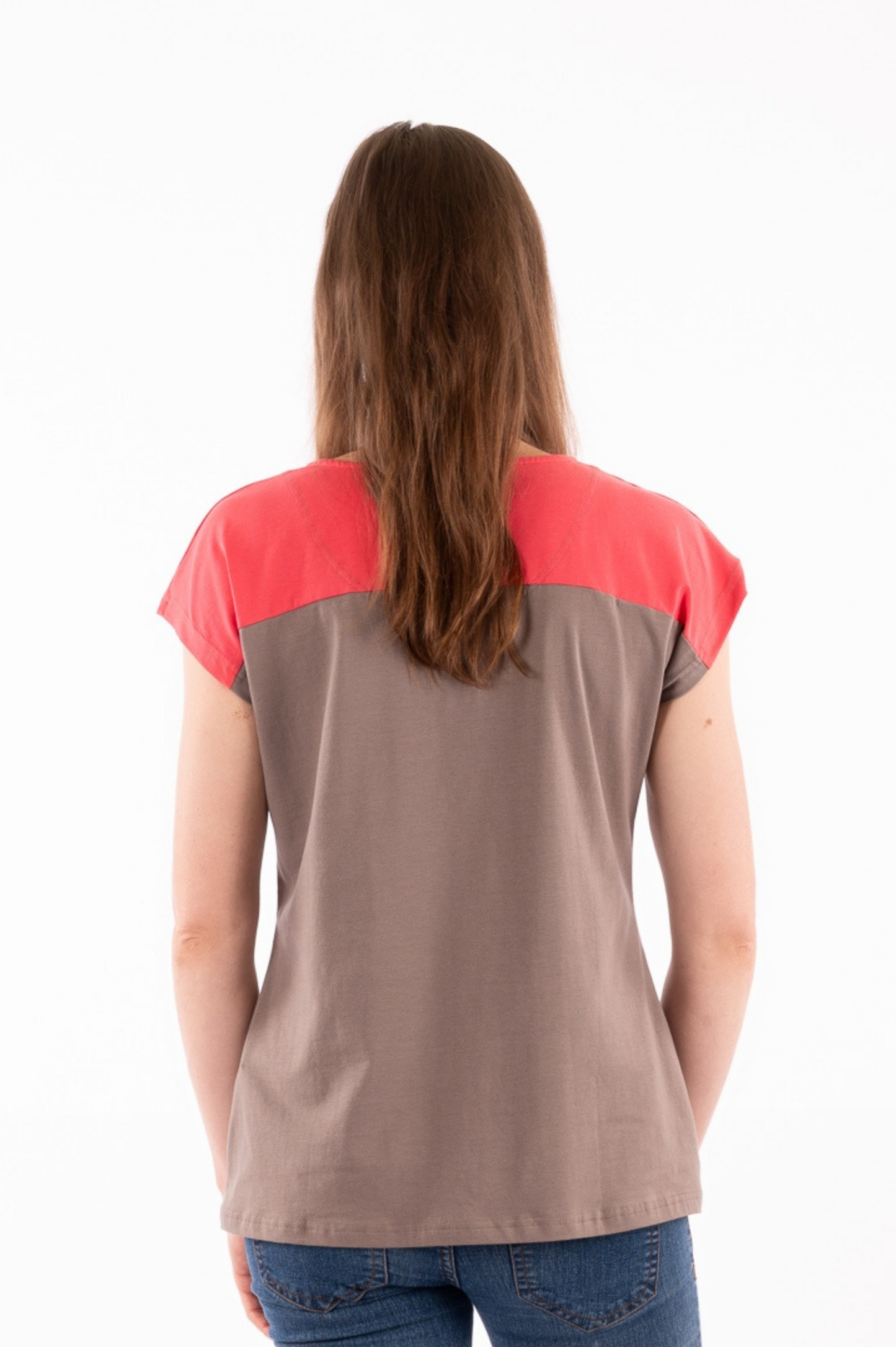 15-IYU: Organic Cotton Cap Sleeves 2 Tones Tee