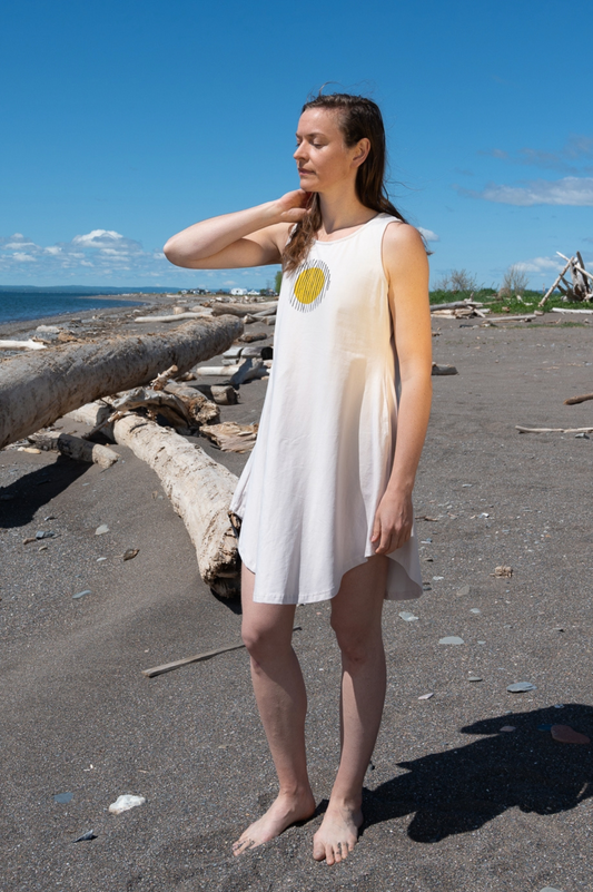 07-ISA: Organic Cotton Simple flared Dress