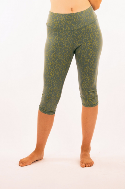 YB_28P - IK - Organic Cotton Legging 3/4 printed
