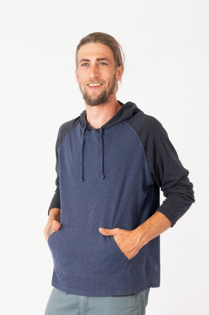 YB-63 - JULES: Organic Cotton Men's Long-Sleeve Hoodie