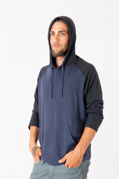 YB-63 - JULES: Organic Cotton Men's Long-Sleeve Hoodie