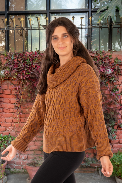 TKF25-01_TADA - Organic Cotton - Torsado Knit Sweater (Two-tone)