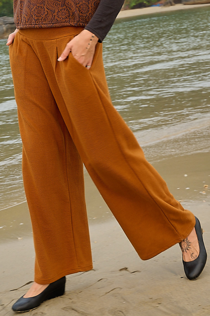 TF25-28B - ZOEM: Organic Cotton Corduroy 7/8 pants