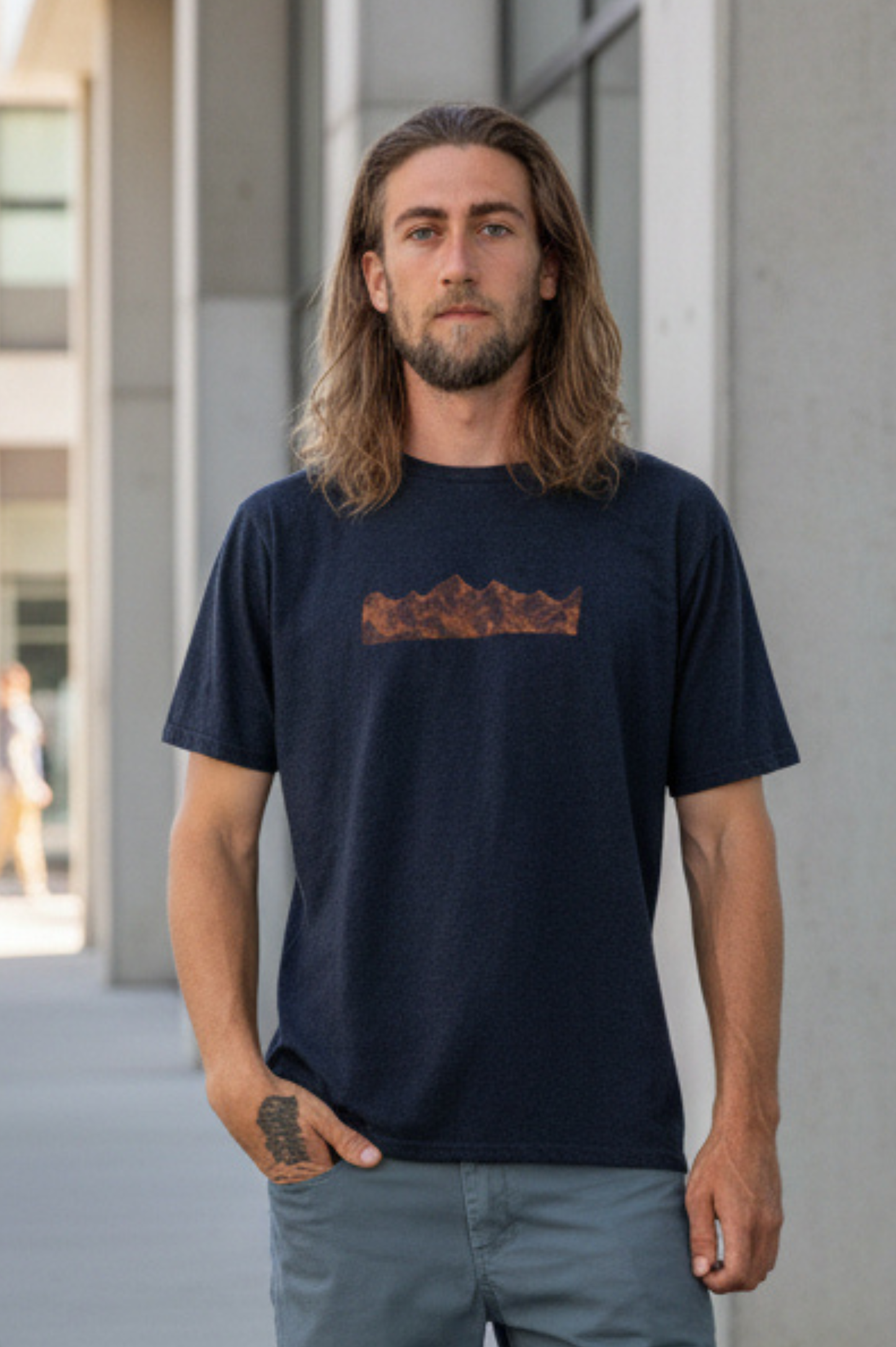 YB-61 - TOM - Organic Cotton Basic Men's T-shirt - Mountain